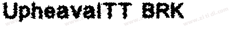 UpheavalTT BRK字体转换